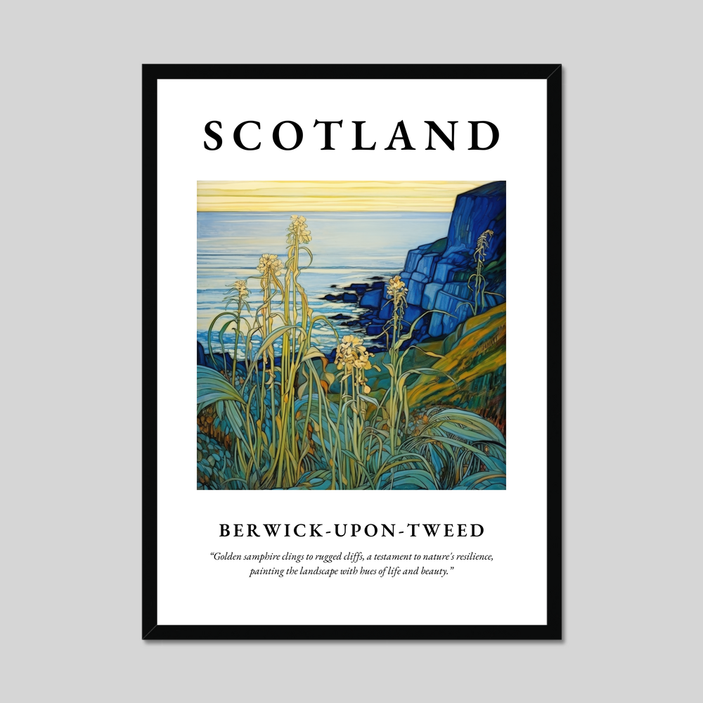 Poster of Berwick-upon-Tweed, Scotland.