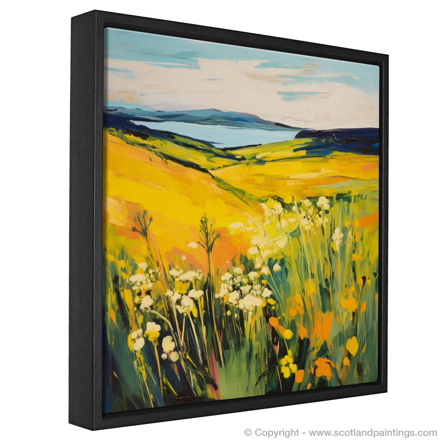 Machair Radiance: Fauvist Ode to Lady's Bedstraw