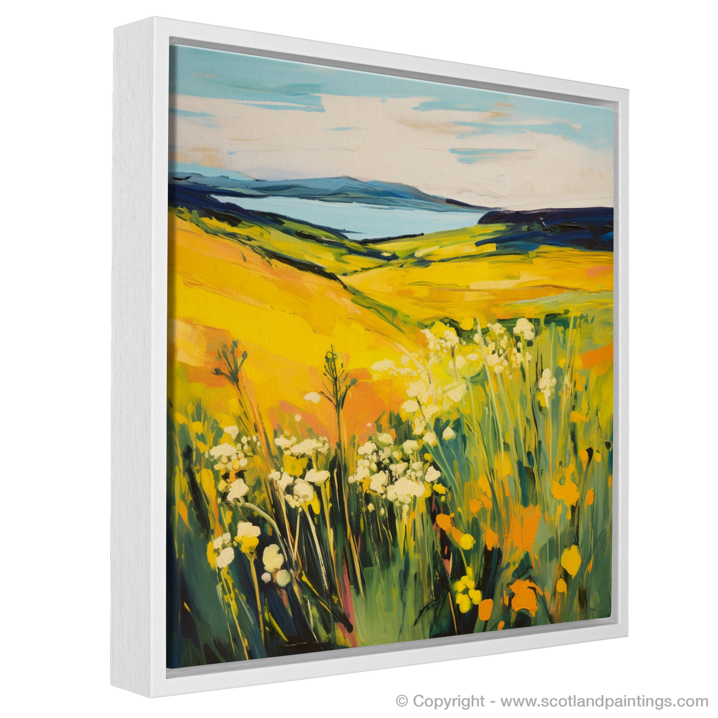 Machair Radiance: Fauvist Ode to Lady's Bedstraw