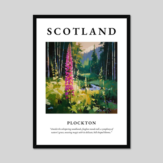 Poster of Plockton, Scotland.