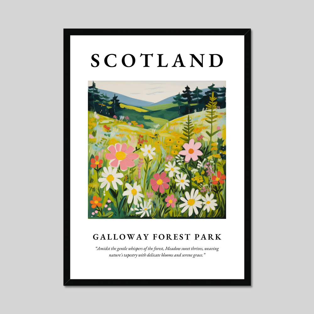 Poster of Galloway Forest Park, Scotland.