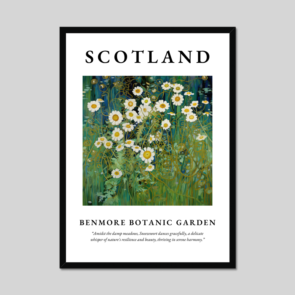 Poster of Benmore Botanic Garden, Scotland.