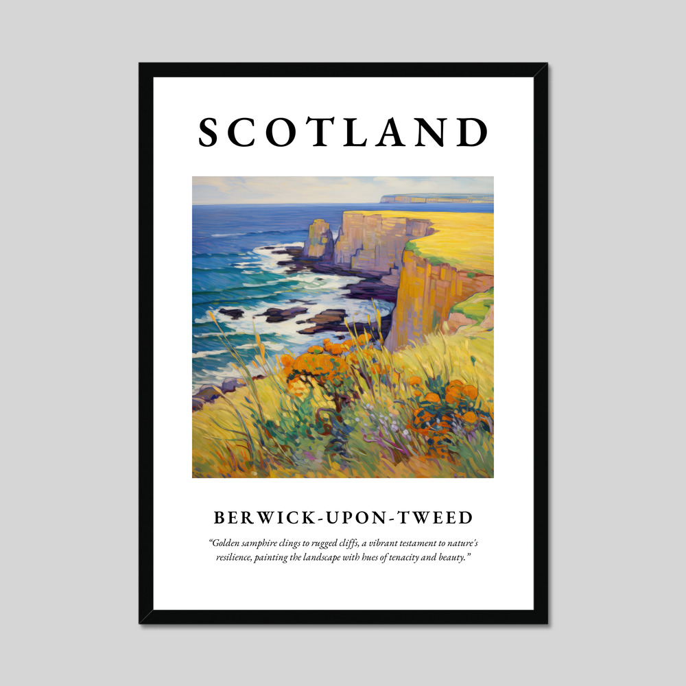 Poster of Berwick-upon-Tweed, Scotland.