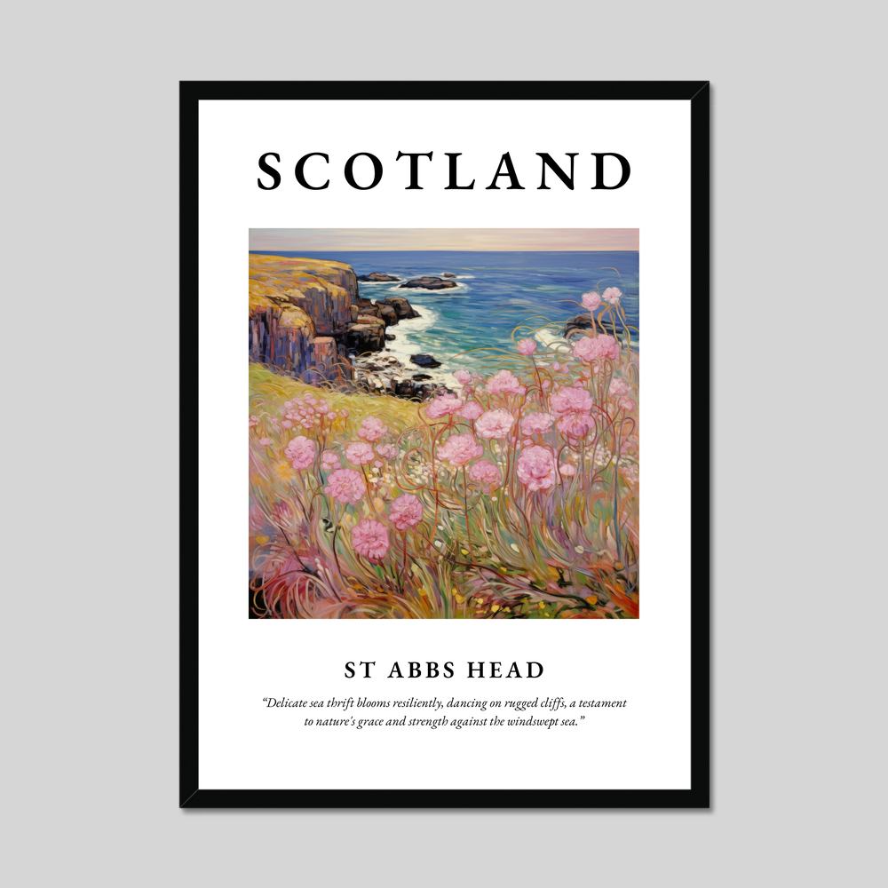 Poster of St Abbs Head, Scotland.