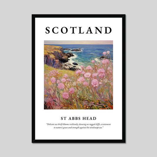 Poster of St Abbs Head, Scotland.