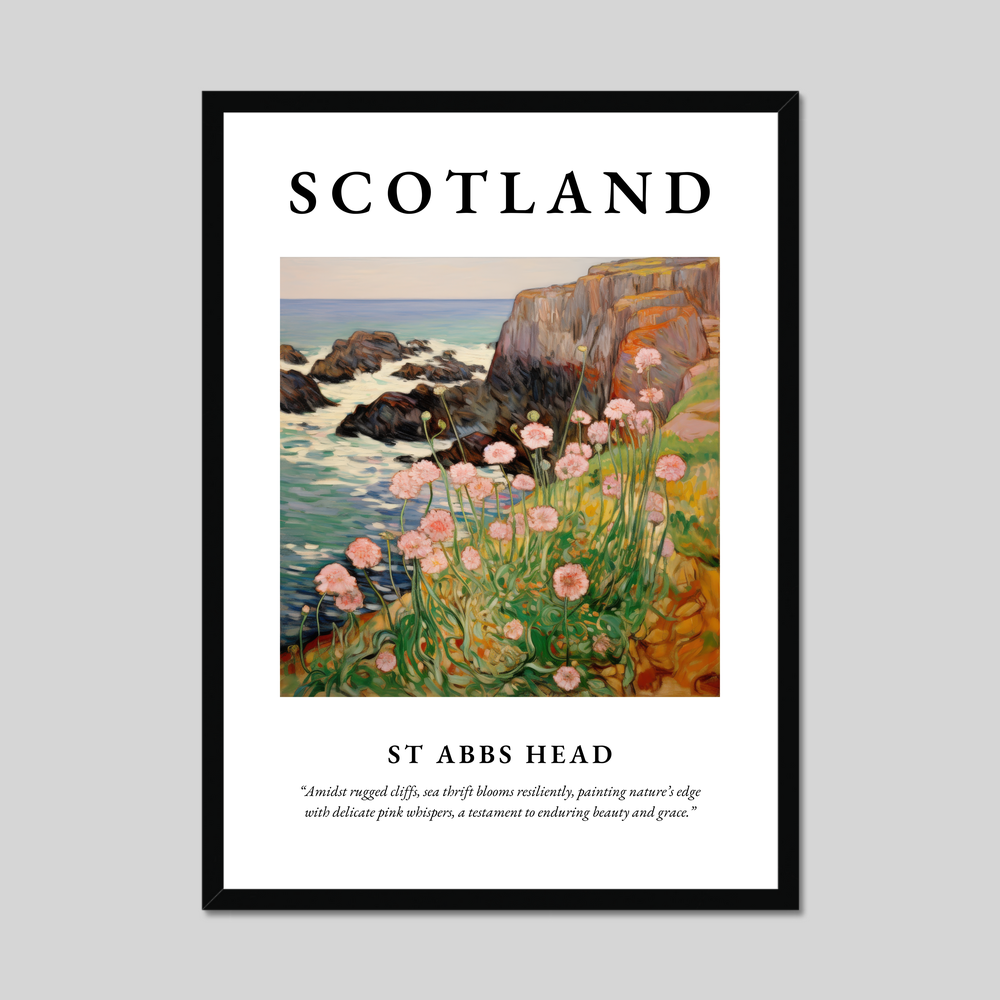 Poster of St Abbs Head, Scotland.