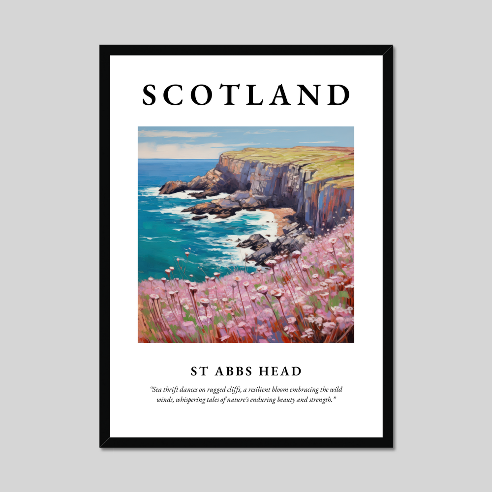 Poster of St Abbs Head, Scotland.