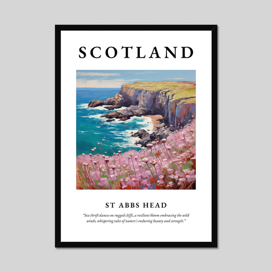 Poster of St Abbs Head, Scotland.