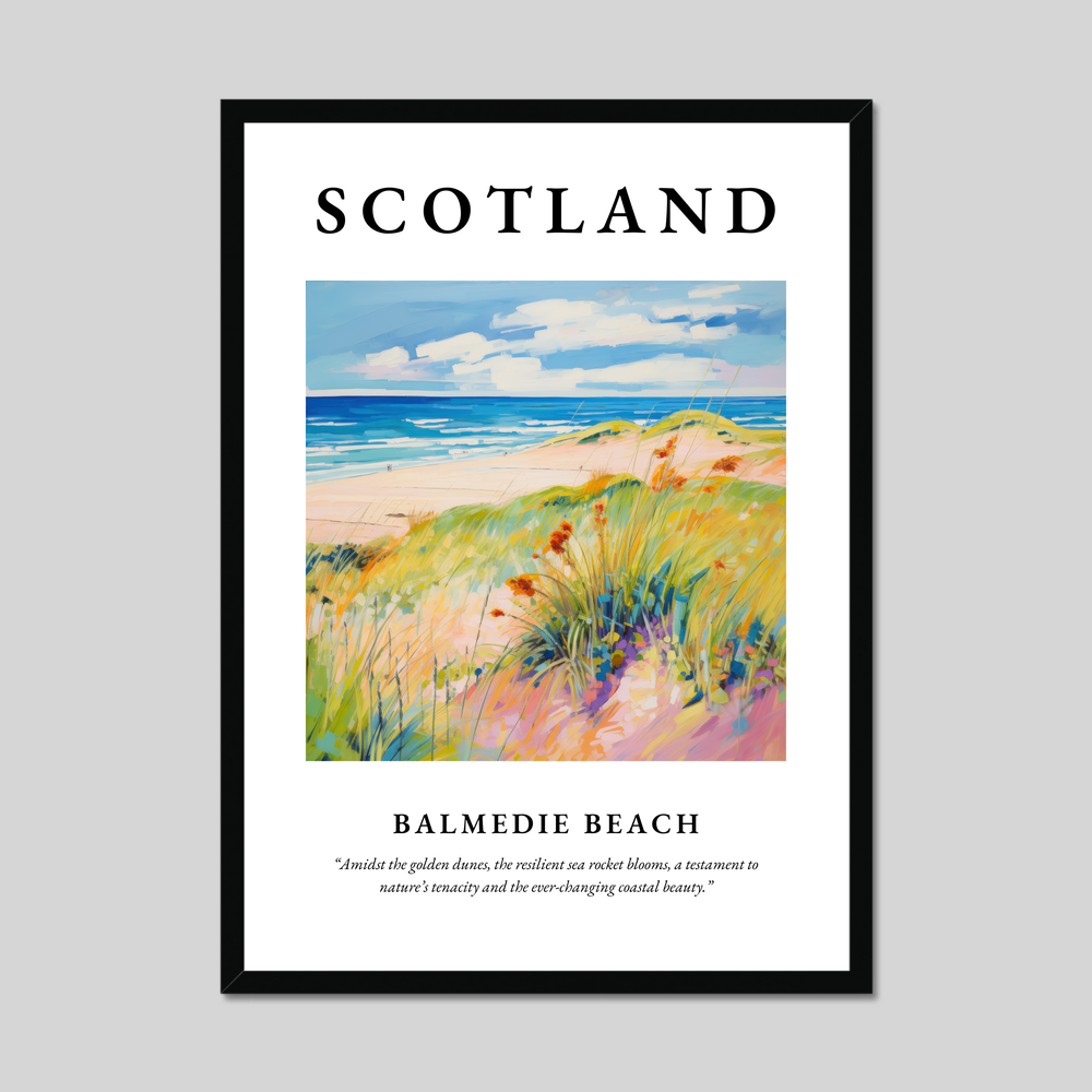 Poster of Balmedie Beach, Scotland.