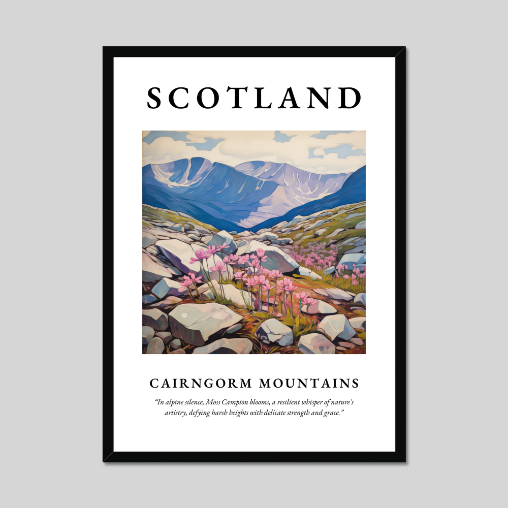 Poster of Cairngorm Mountains, Scotland.