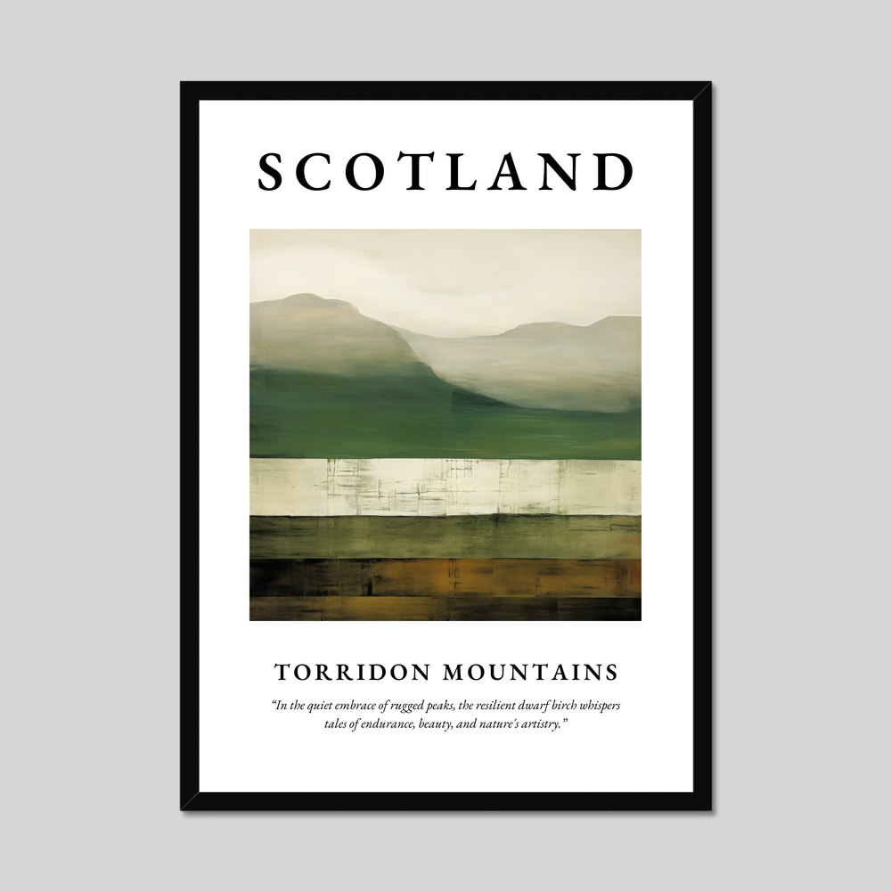 Poster of Torridon Mountains, Scotland.