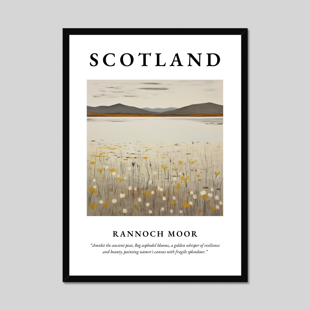 Poster of Rannoch Moor, Scotland.