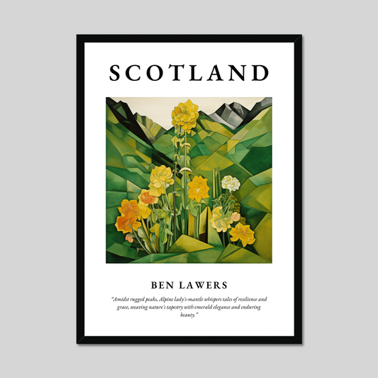 Poster of Ben Lawers, Scotland.