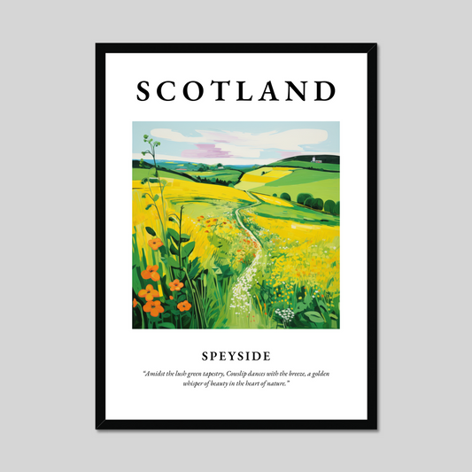 Poster of Speyside, Scotland.