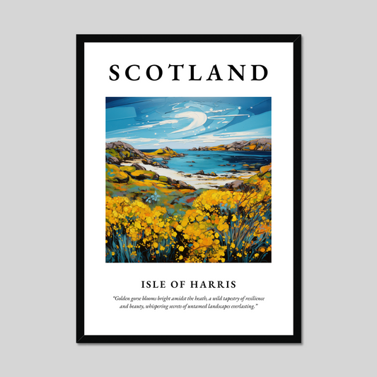 Poster of Isle of Harris, Scotland.