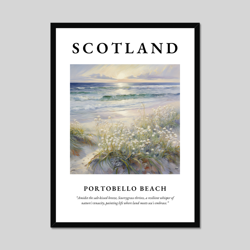 Poster of Portobello Beach, Scotland.