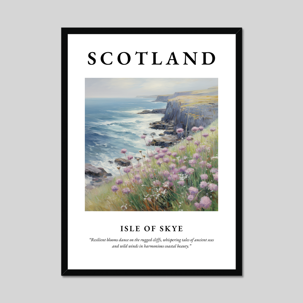 Poster of Isle of Skye, Scotland.