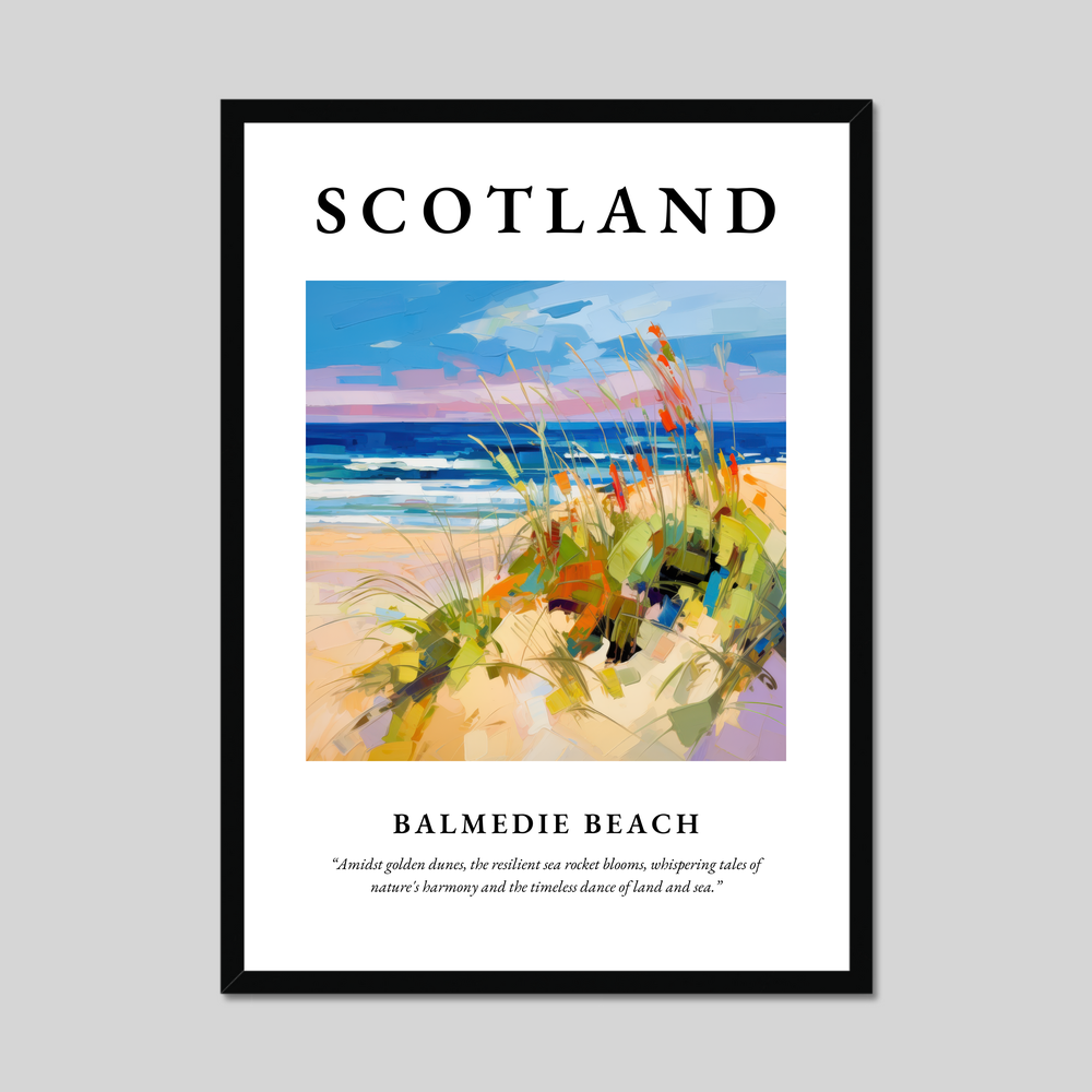 Poster of Balmedie Beach, Scotland.