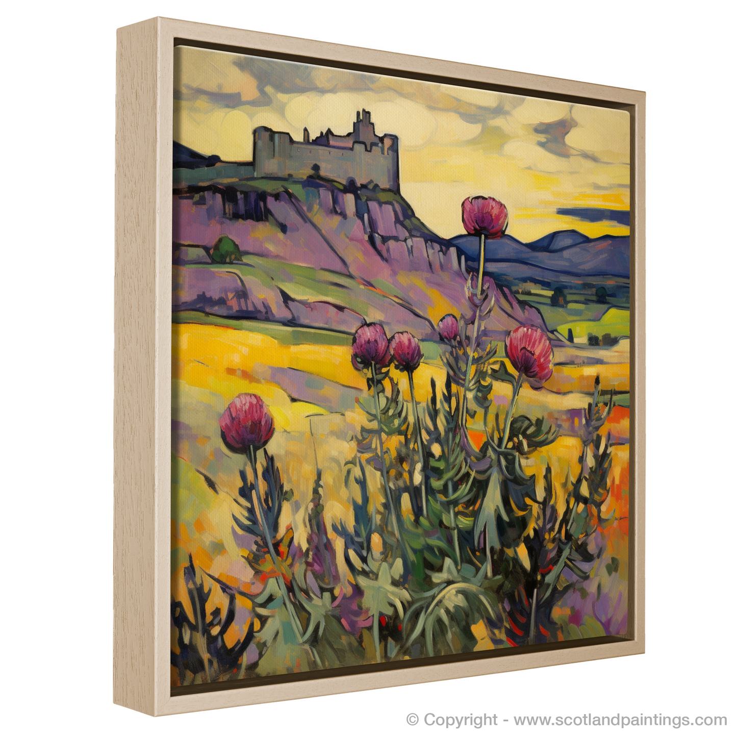 Thistle in the Highlands: A Fauvist Ode to Scottish Resilience