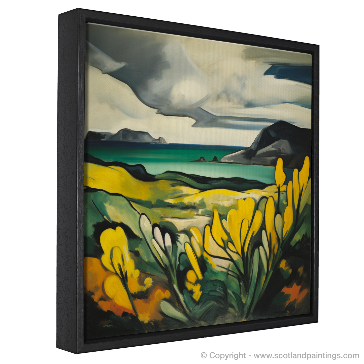 Gorse in the Heathlands of Isle of Harris: Abstract Impressions of Scotland's Wild Beauty