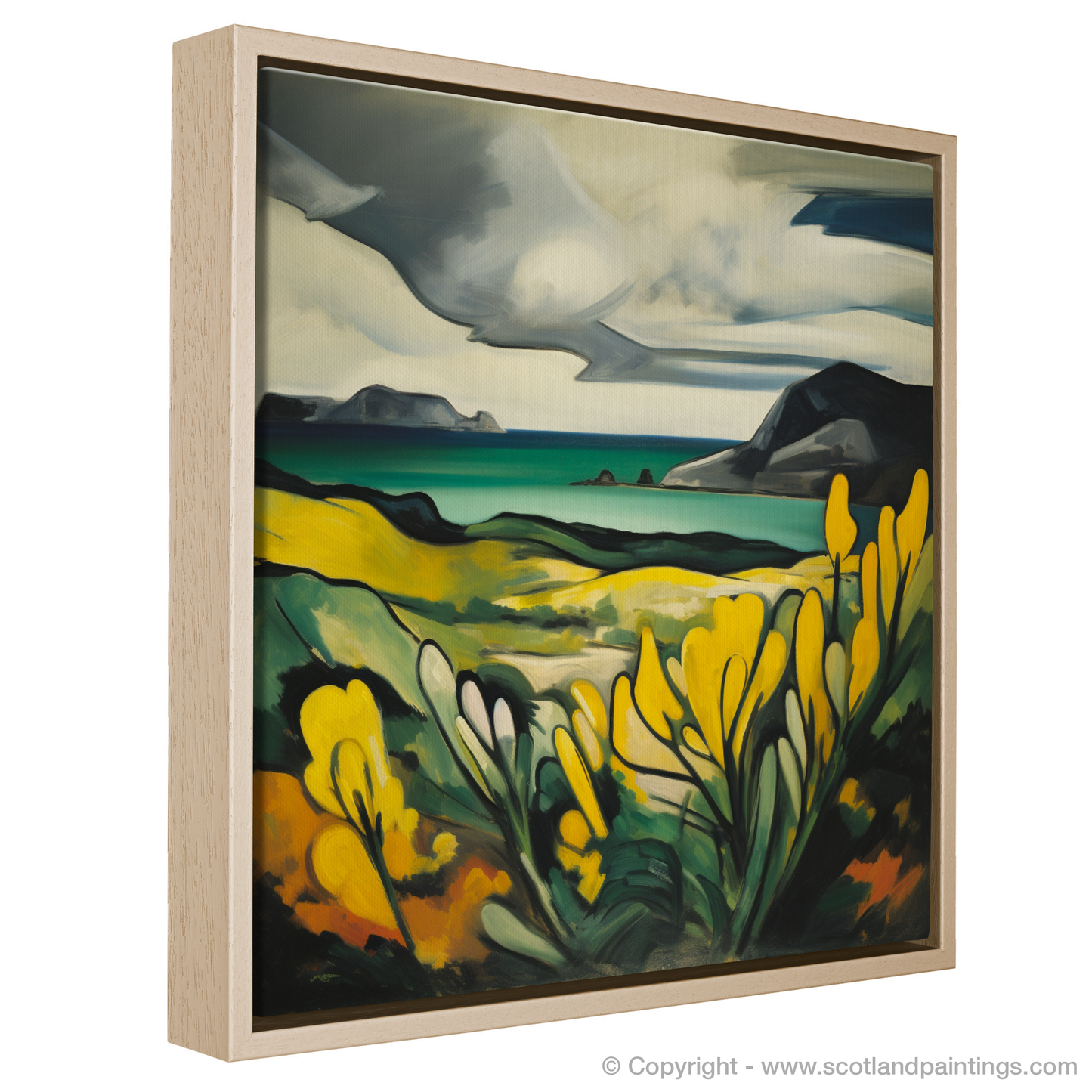 Gorse in the Heathlands of Isle of Harris: Abstract Impressions of Scotland's Wild Beauty