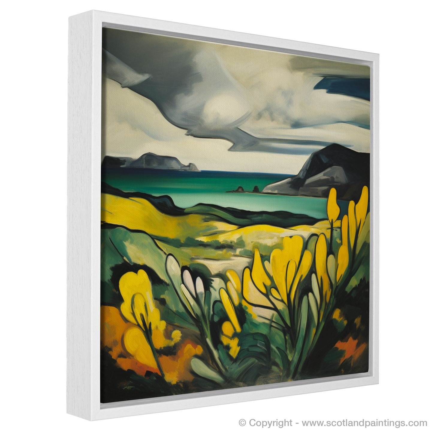 Gorse in the Heathlands of Isle of Harris: Abstract Impressions of Scotland's Wild Beauty