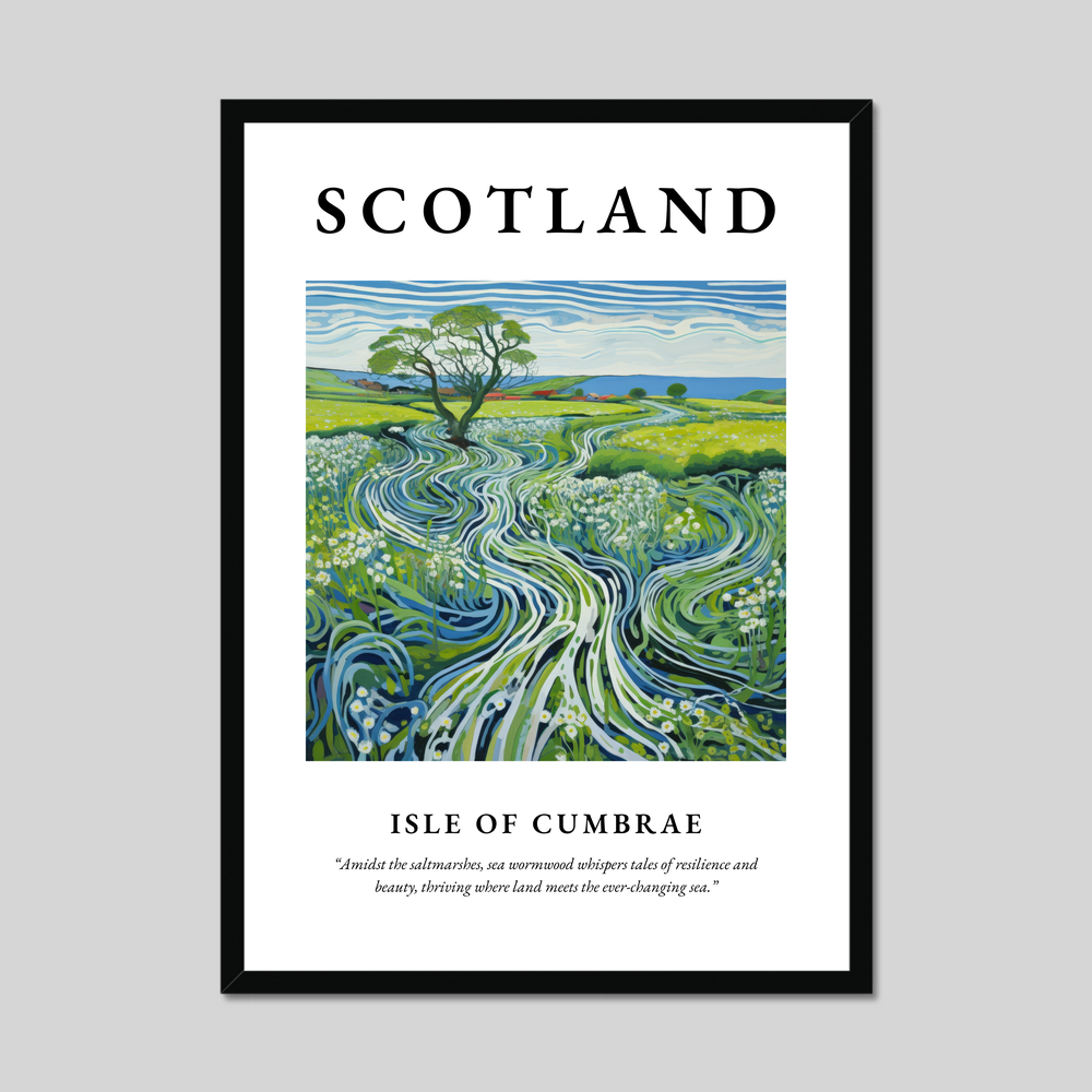 Poster of Isle of Cumbrae, Scotland.