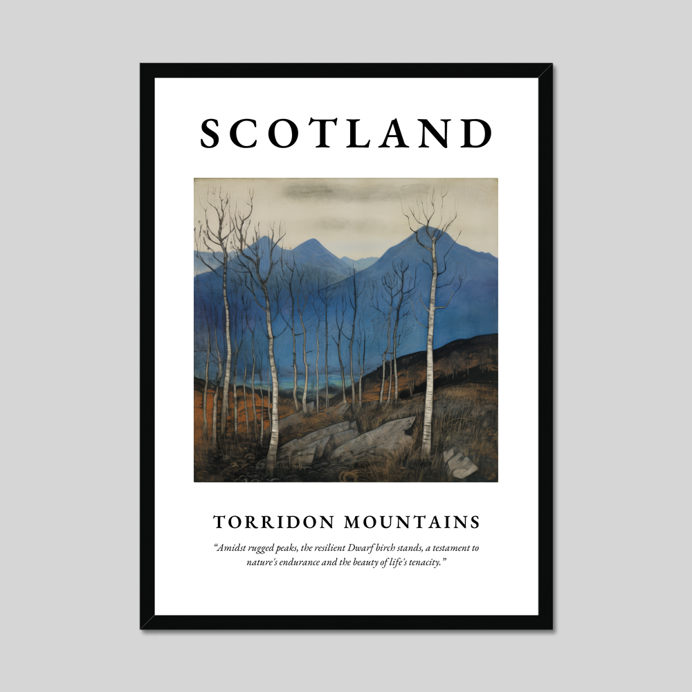 Poster of Torridon Mountains, Scotland.