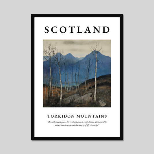 Poster of Torridon Mountains, Scotland.