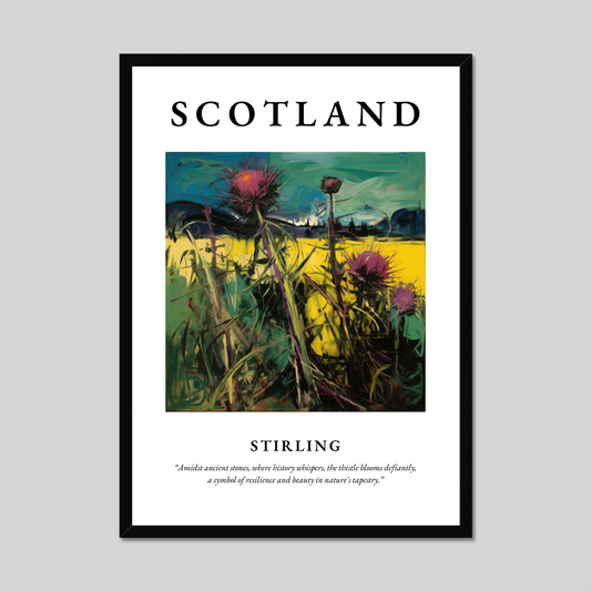 Poster of Stirling, Scotland.