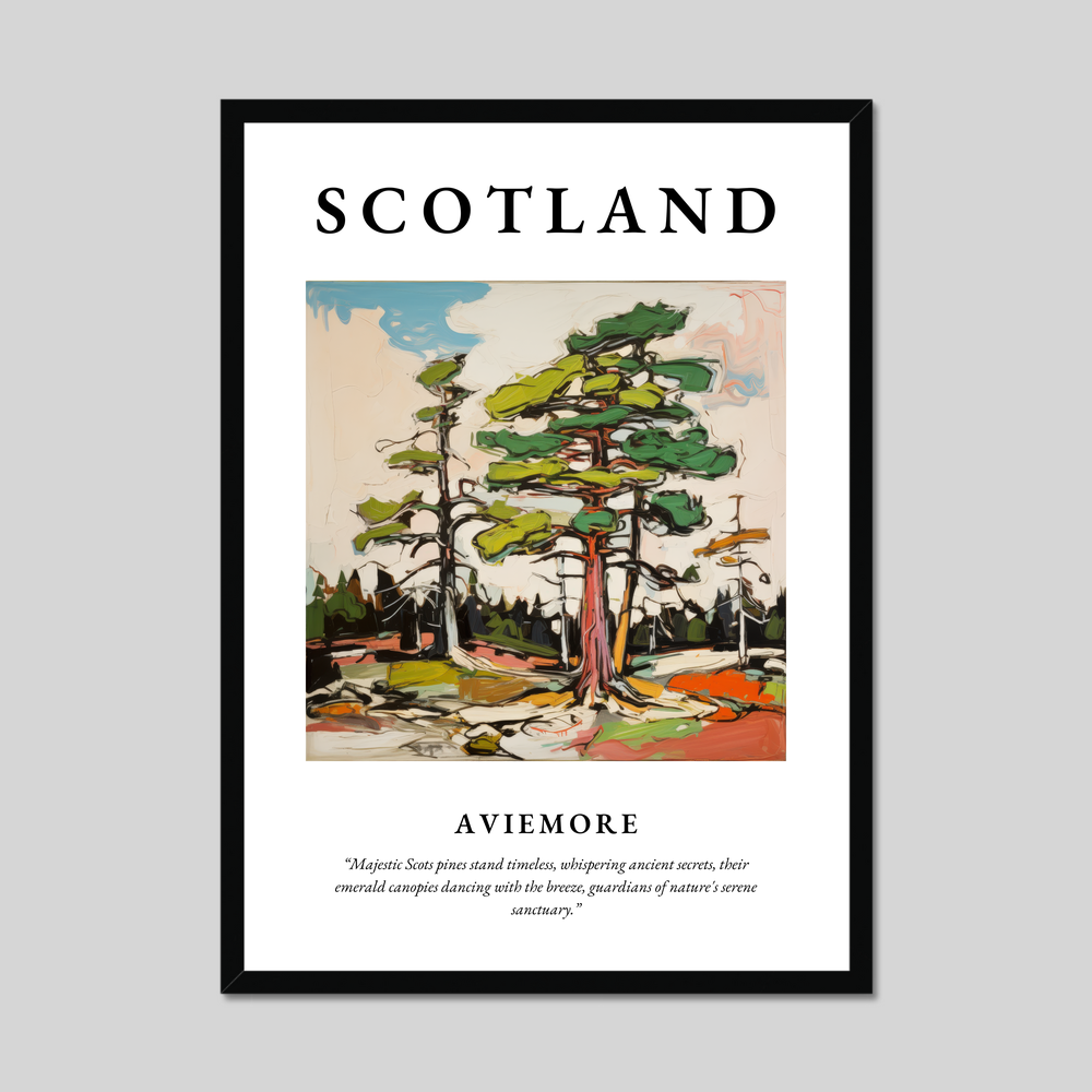 Poster of Aviemore, Scotland.