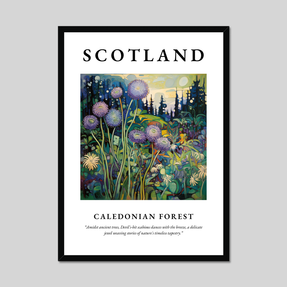 Poster of Caledonian Forest, Scotland.