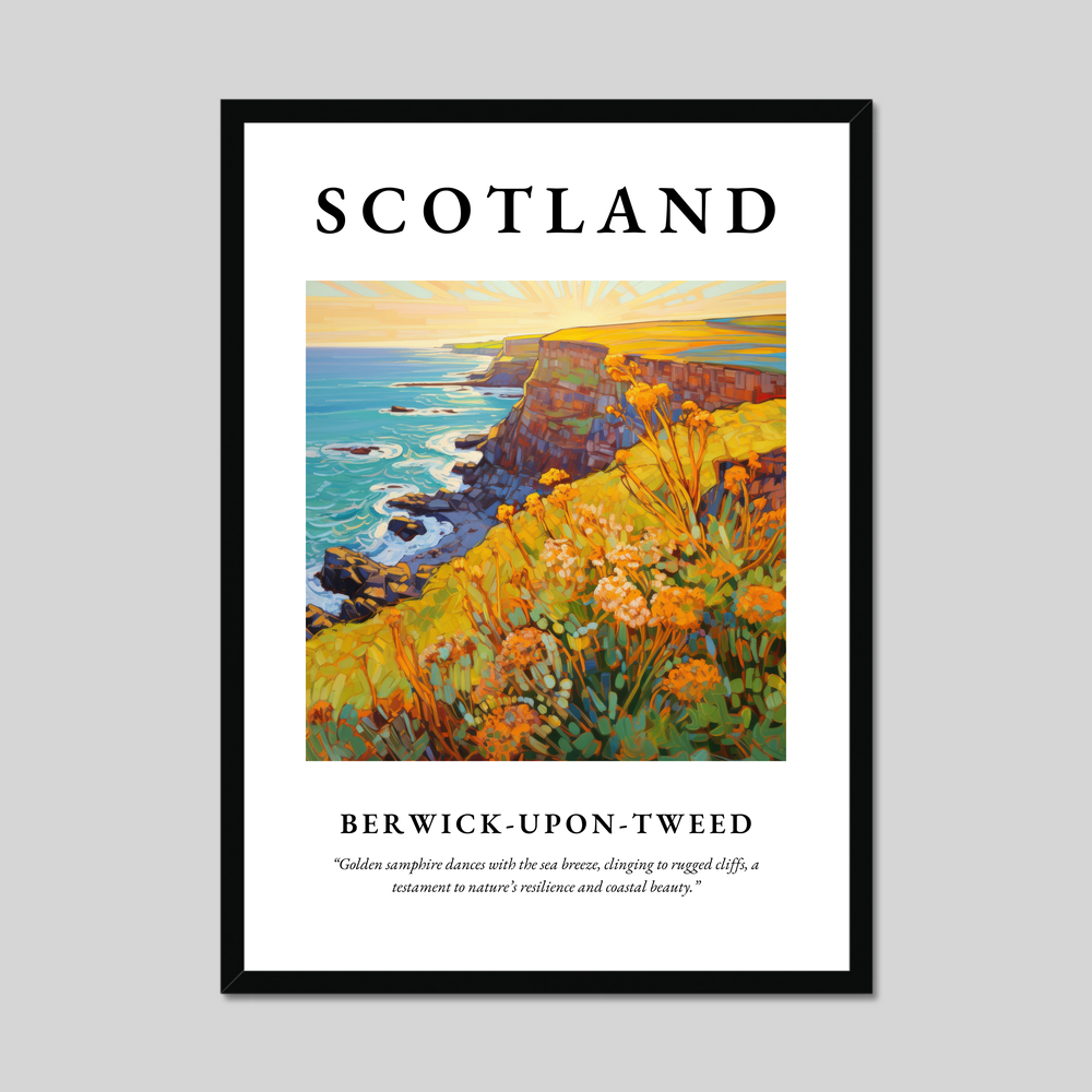 Poster of Berwick-upon-Tweed, Scotland.