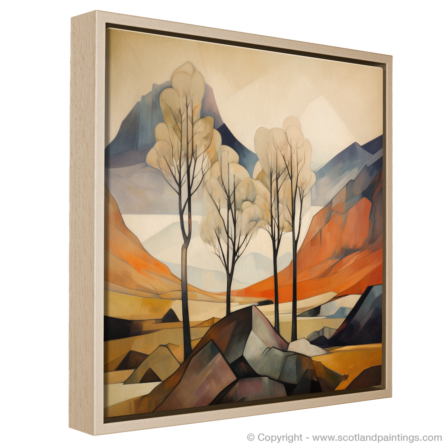 Cubist Highlands: The Torridon Birches