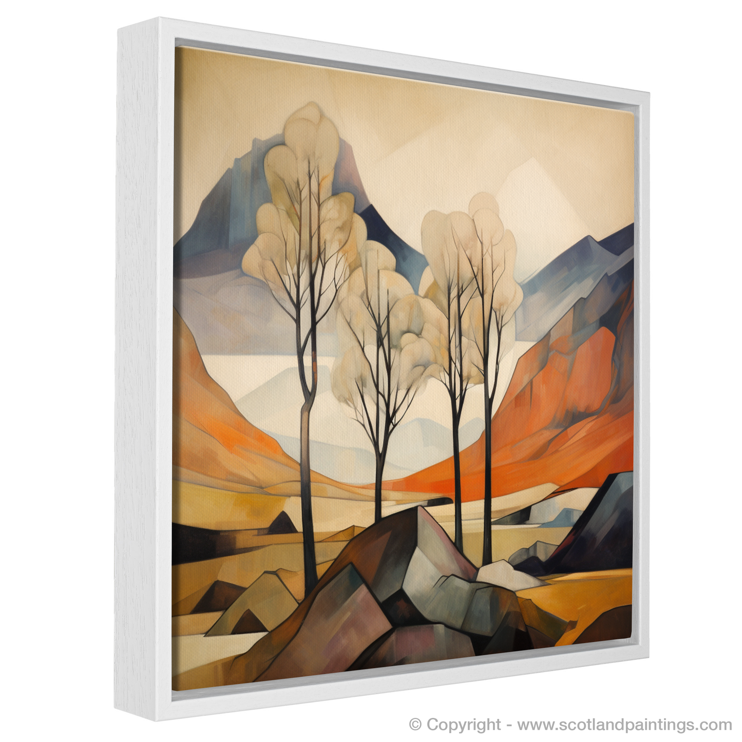 Cubist Highlands: The Torridon Birches