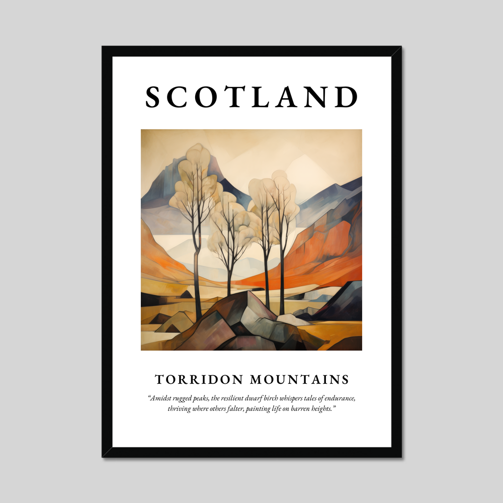 Poster of Torridon Mountains, Scotland.