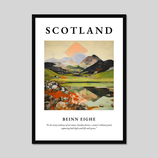 Poster of Beinn Eighe, Scotland.