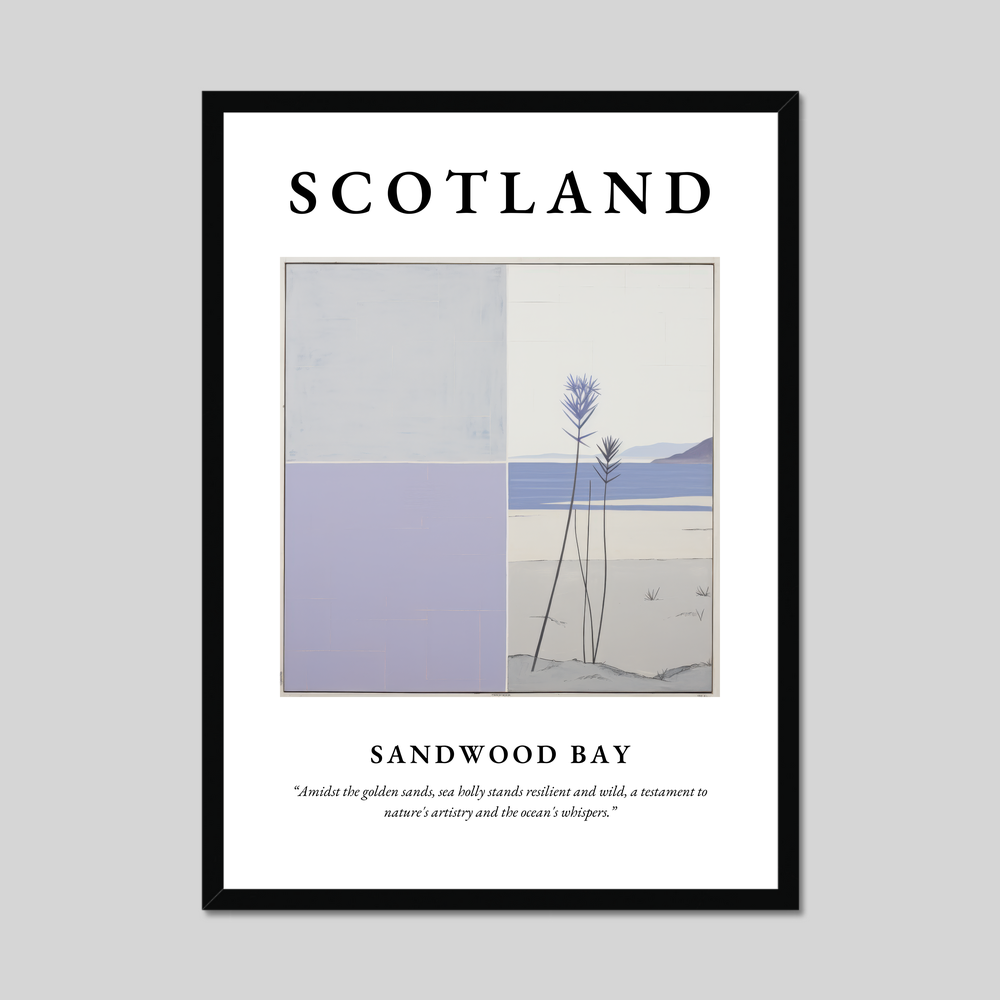 Poster of Sandwood Bay, Scotland.