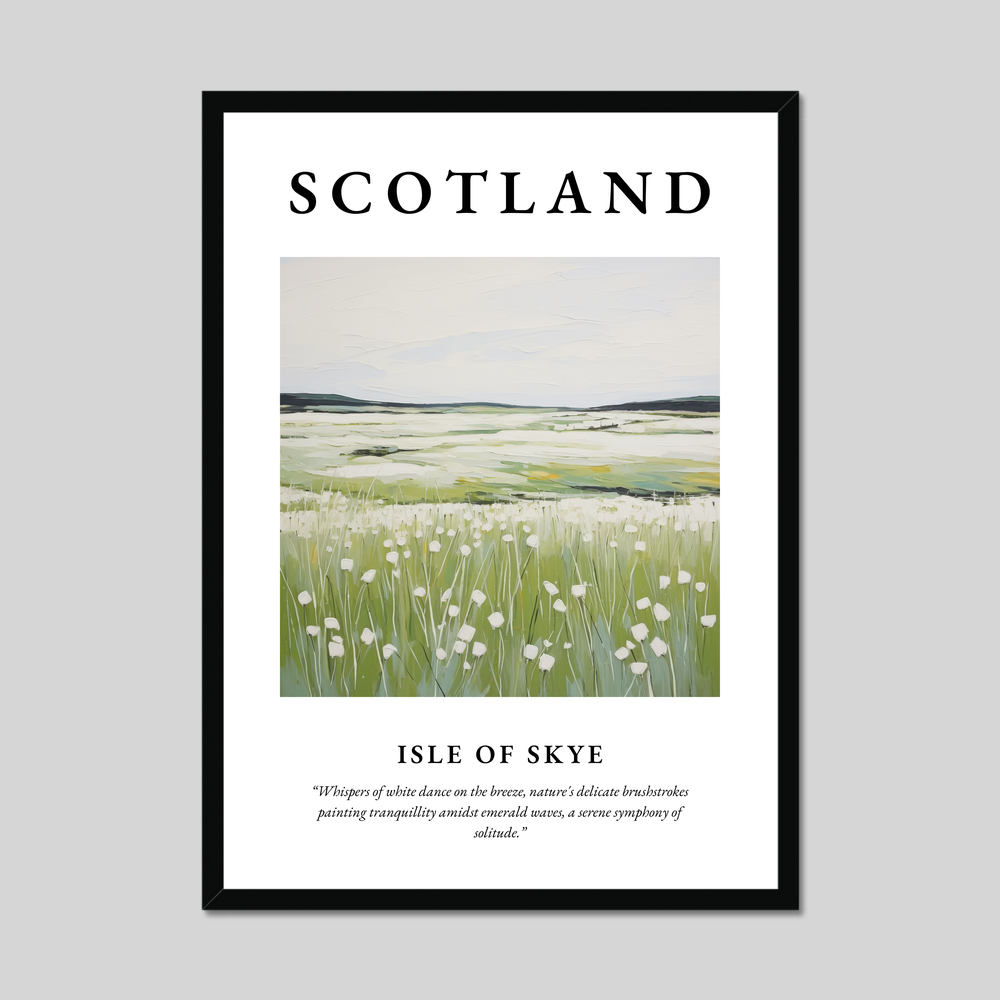 Poster of Isle of Skye, Scotland.