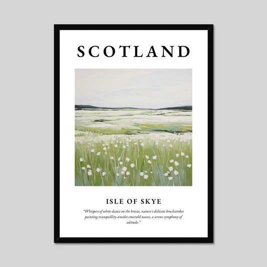 Poster of Isle of Skye, Scotland.