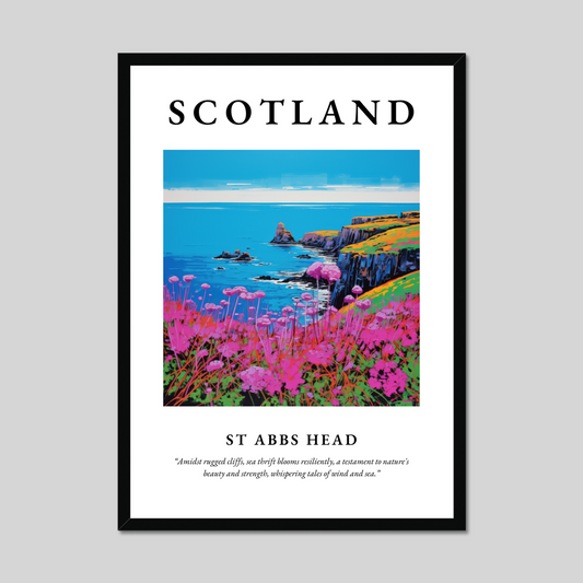 Poster of St Abbs Head, Scotland.