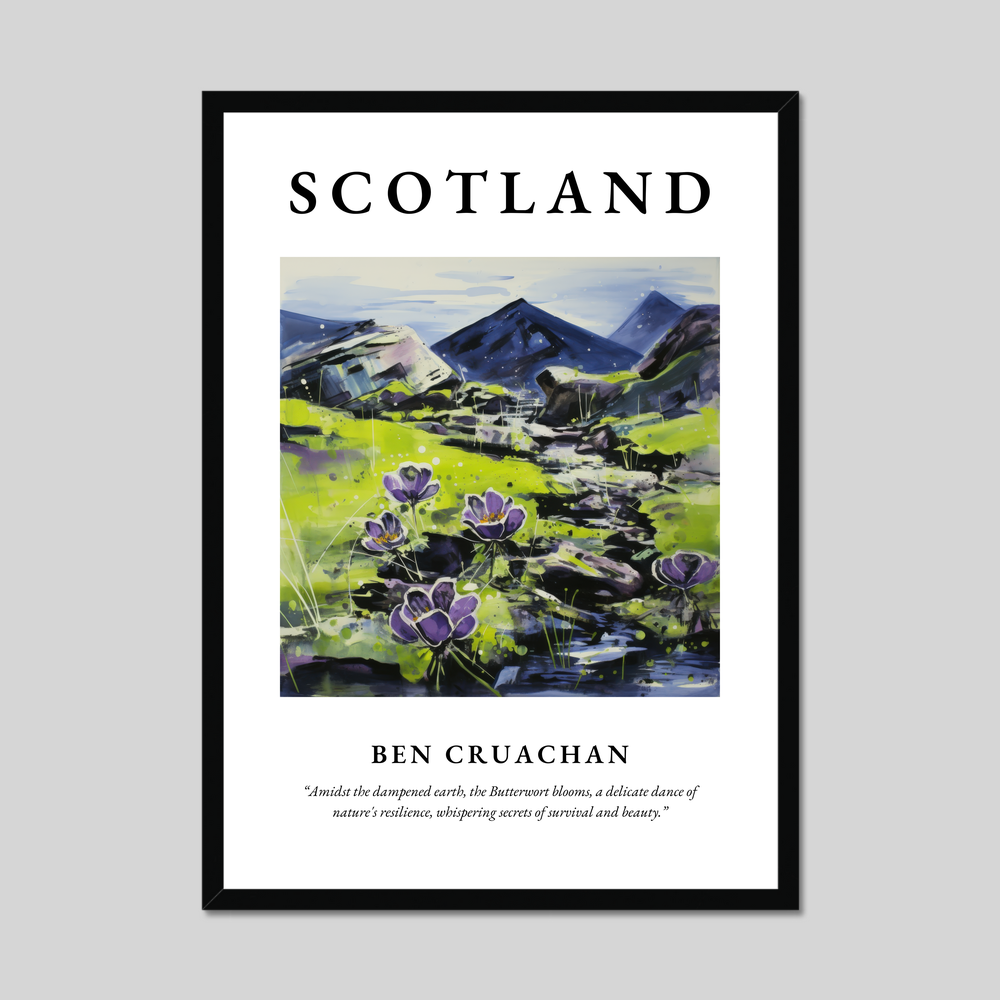 Poster of Ben Cruachan, Scotland.