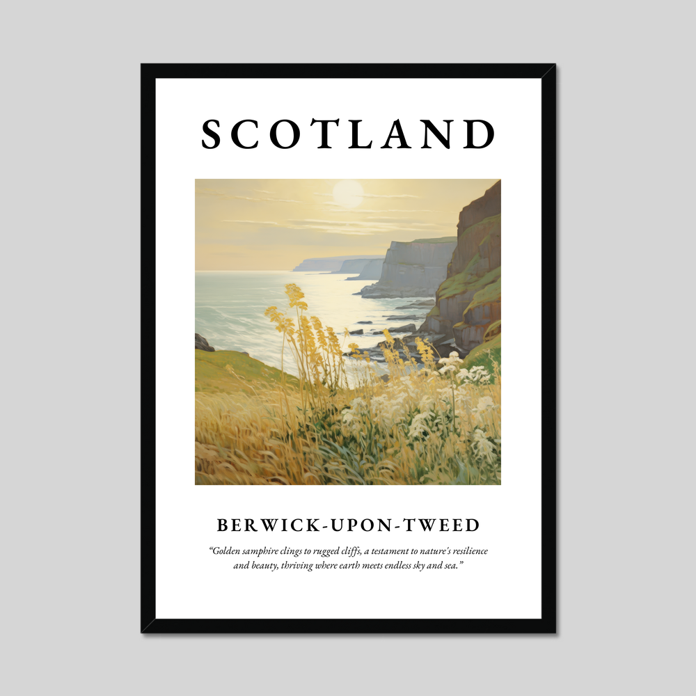 Poster of Berwick-upon-Tweed, Scotland.