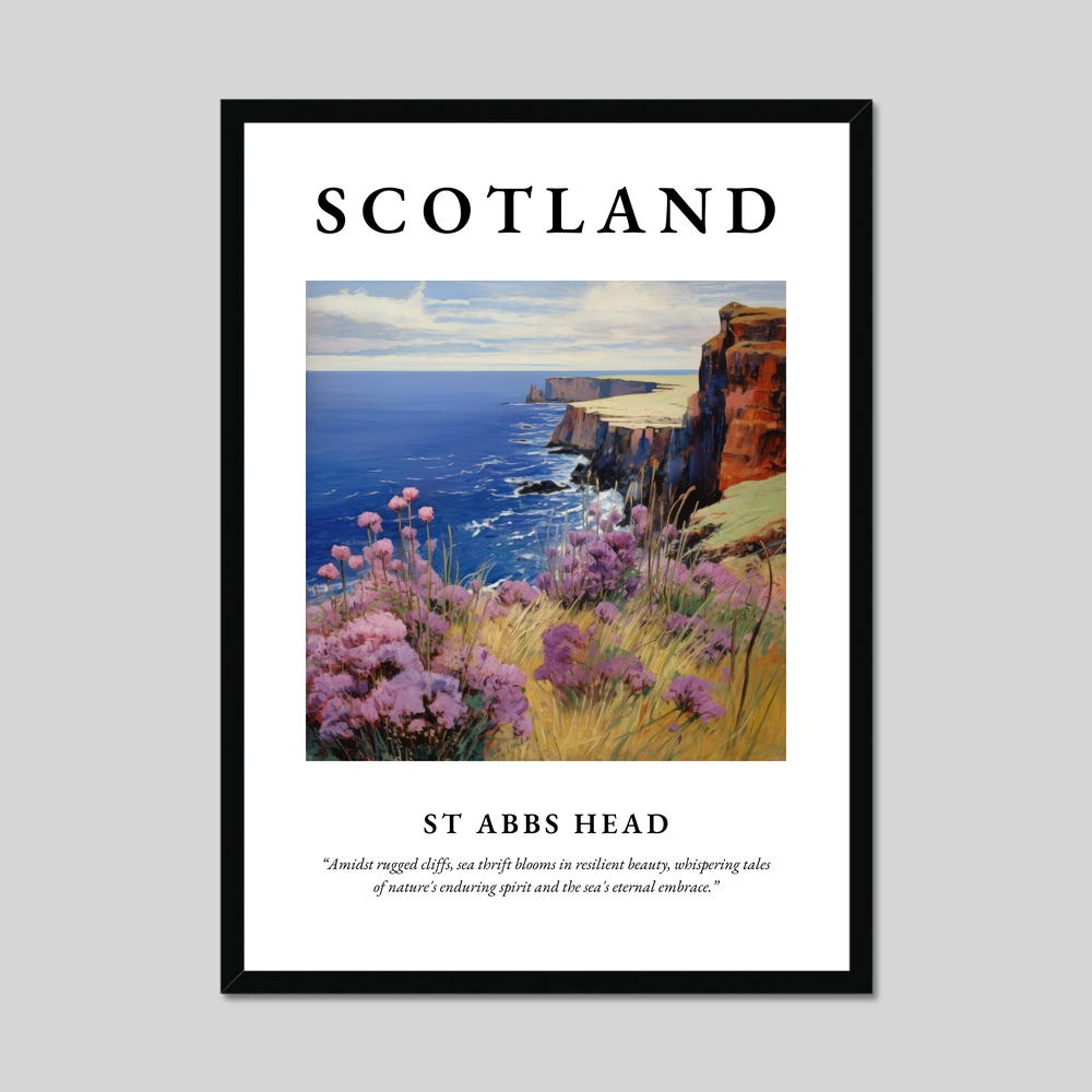 Poster of St Abbs Head, Scotland.