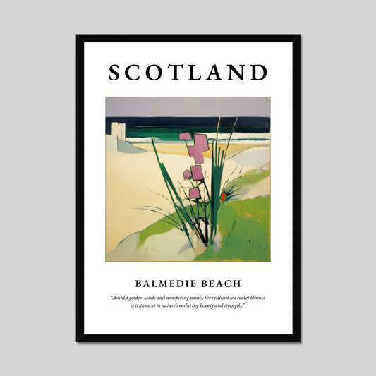 Poster of Balmedie Beach, Scotland.