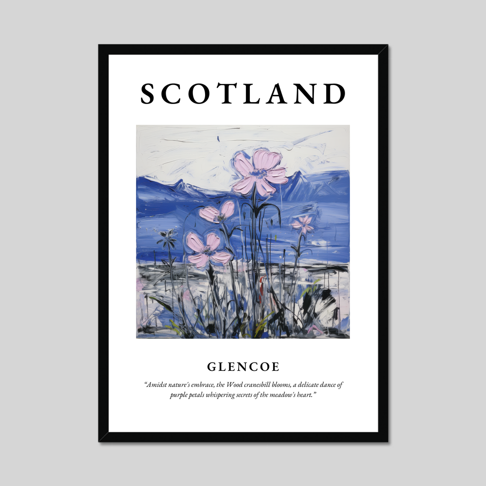 Poster of Glencoe, Scotland.