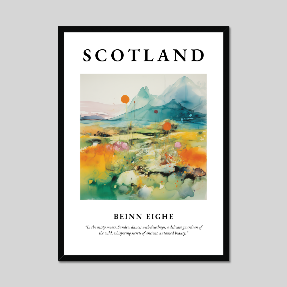 Poster of Beinn Eighe, Scotland.