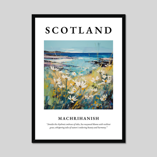 Poster of Machrihanish, Scotland.