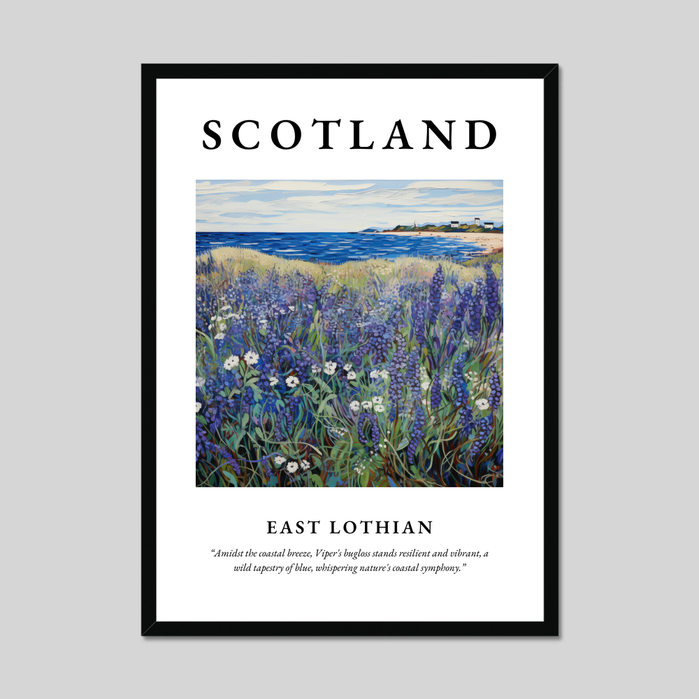 Poster of East Lothian, Scotland.