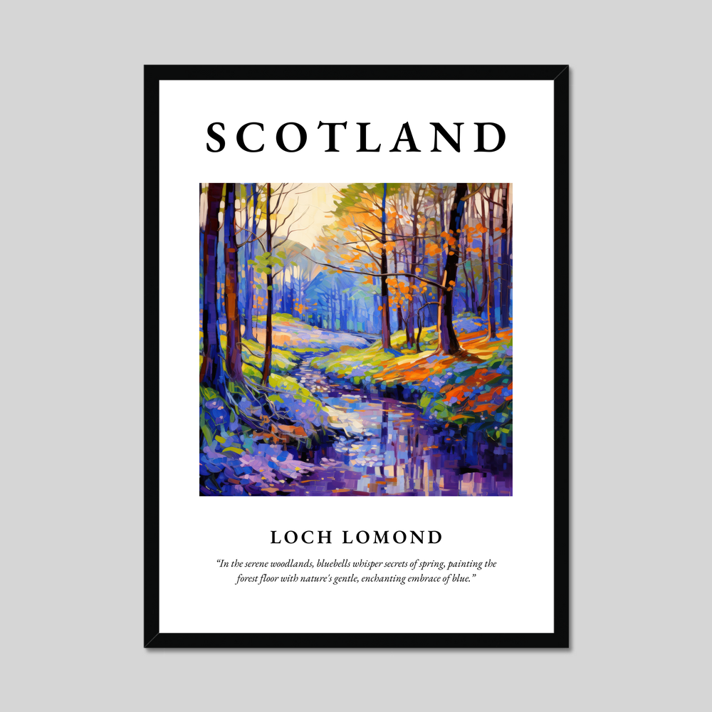 Poster of Loch Lomond, Scotland.